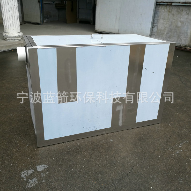 地埋式不锈钢隔油池厨房餐饮饭店半自动油水分离器高效油污过滤器