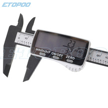 HUOTO  150MM 0.1MM 分数/公英制 碳素 数显卡尺 游标卡尺