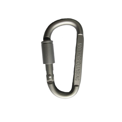 Aluminum alloy D-type quick-hook buckle tactical outdoor equipment tool multi-functional carabiner EDC backpack with lock hook