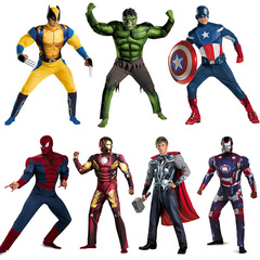 Avengers suit adult cosplay Captain America Neptune Iron Man Thor Hulk costumes