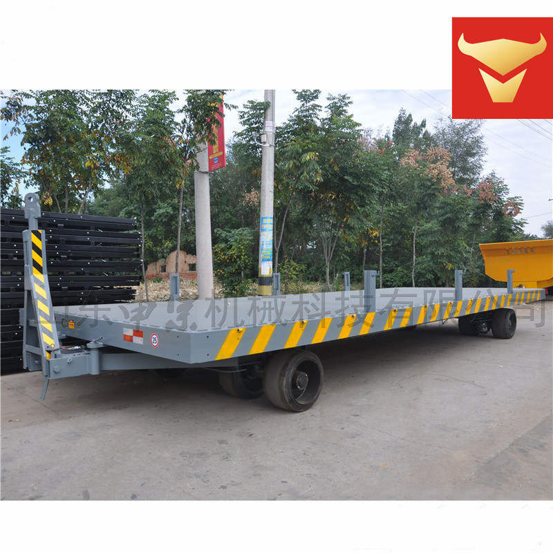 32吨平板拖车重型平板搬运车 厂区转运平板车 32T铝锭平板拖车
