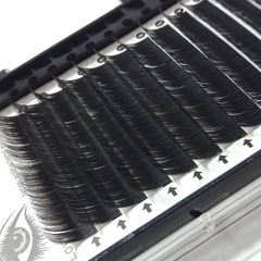 嫁接假睫毛 雙尖扁毛 種植單根扁毛 風吹動扁毛 0.15 0.20粗度