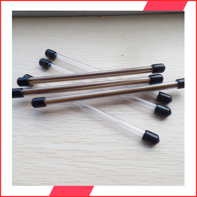 深圳厂家批发透明线香包装管两头配盖子塑料包装管现货批发线香管