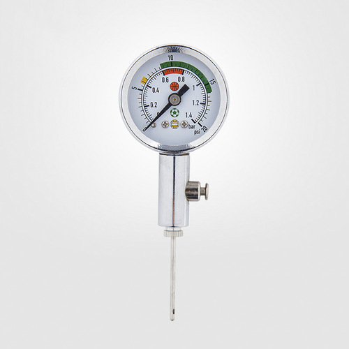 Ball barometer pointer barometer football basketball volleyball referee pressure gauge metal air pressure measuring meter