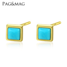 PAG&MAG С��ᔾ�������S925�y���hŮ���|С���n�����s�{��ʯ�Ʒ