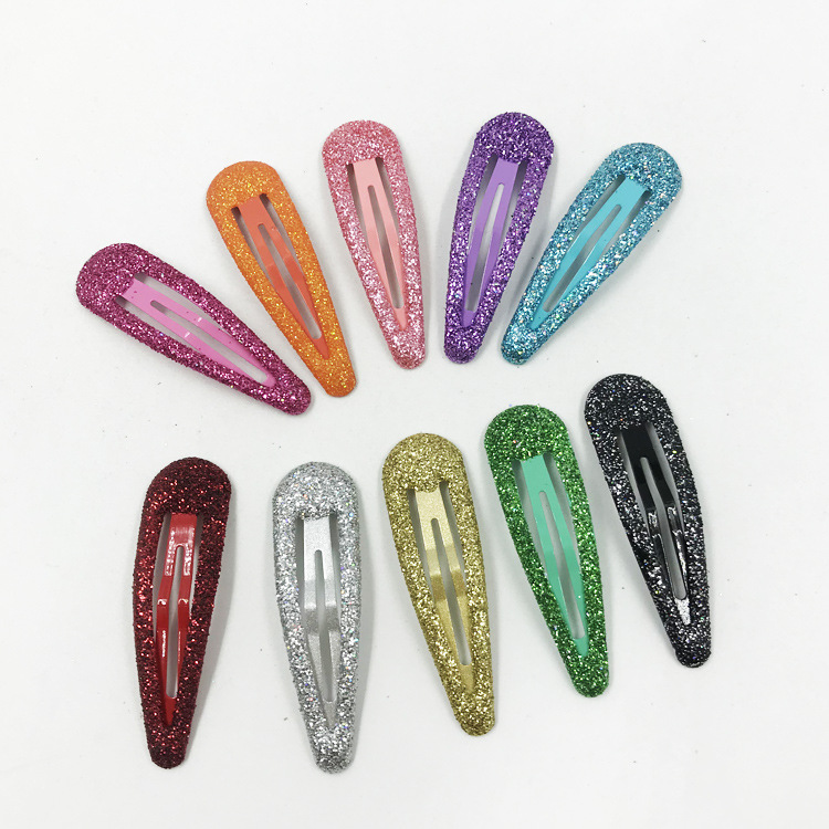 Horquilla con lentejuelas estilo coreano, pinza BB de colores, horquilla linda para bebés y niños, pinza lateral para flequillos femeninos.