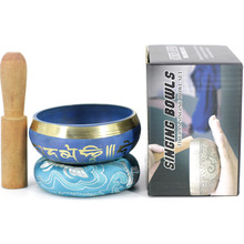 尼泊尔手工佛音钵转经碗颂钵瑜伽静心钵铜磬法器钵疗愈佛音碗批发