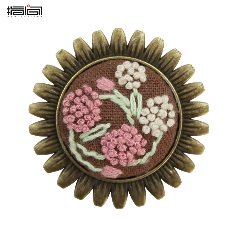 Fragancia-productos no terminados (broche separado) + estiramiento de bordado de 7cm