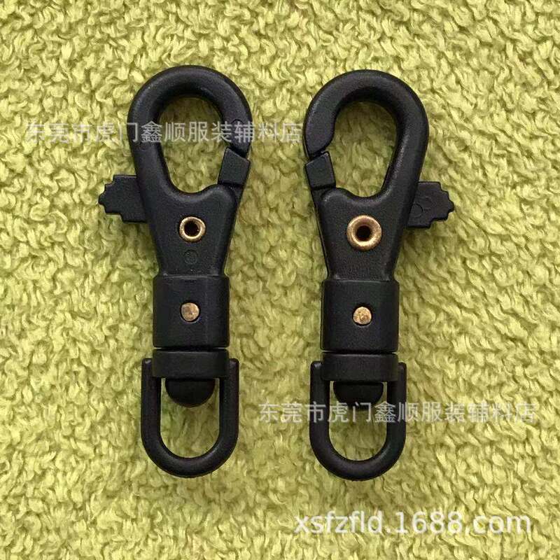 Manufacturer Supply Plastic 10MM High-end Hook 1CM Elastic Rope Hook 3 Points Plastic Safety Belt Buckle Luggage Accessories