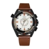 333 White Plate Brown Band
