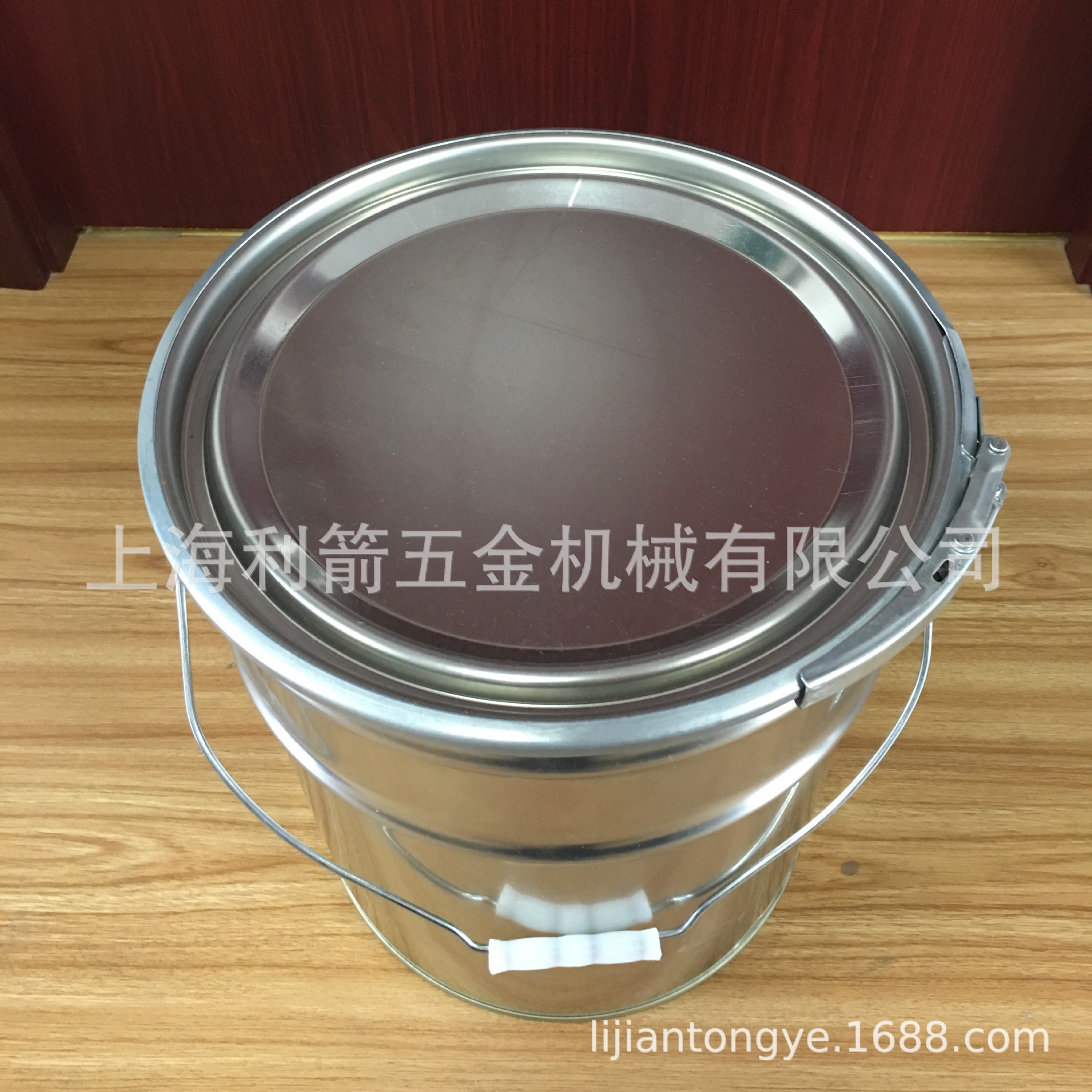 20L深冲盖喇叭桶，20L抱箍铁桶，深冲盖开口桶，上海利箭制桶铁桶