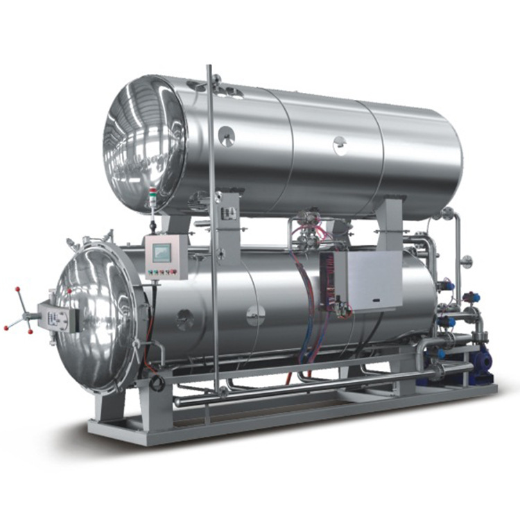 大块头软包装肉制品杀菌锅  诸城鼎力反压卧式高温灭菌釜  杀菌锅