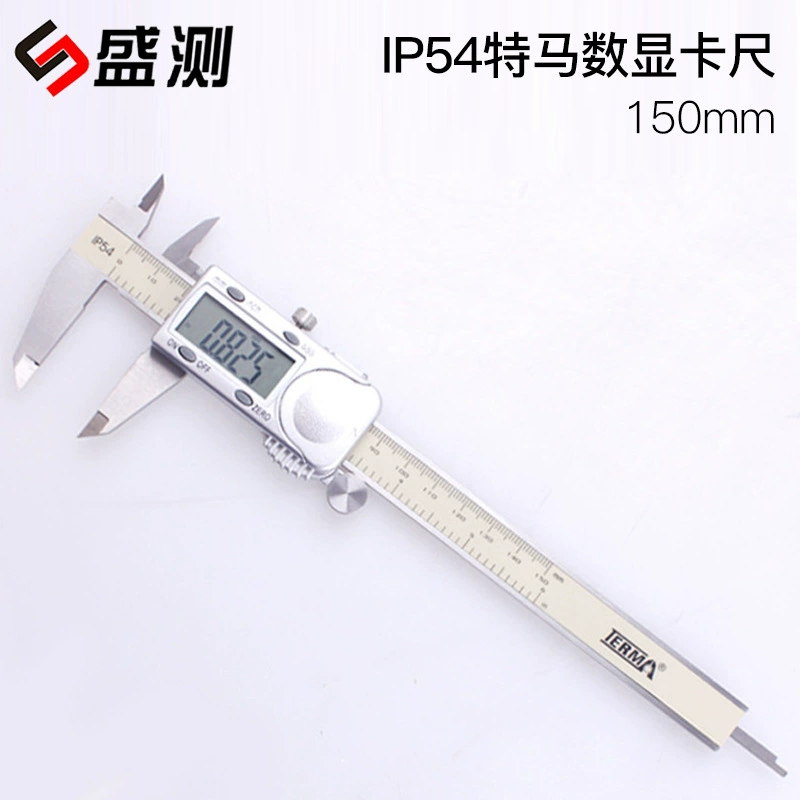 Измерение глубины воды микрона Tema промышленное пылезащитное 0-150mm/0,005 штангенциркуль цифрового дисплея