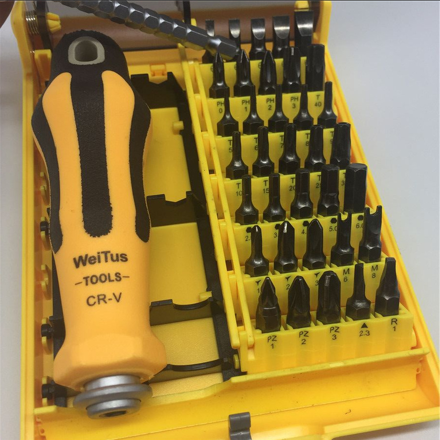 9151多用套装螺丝批37合一多组套加长起子家用维修工具批发