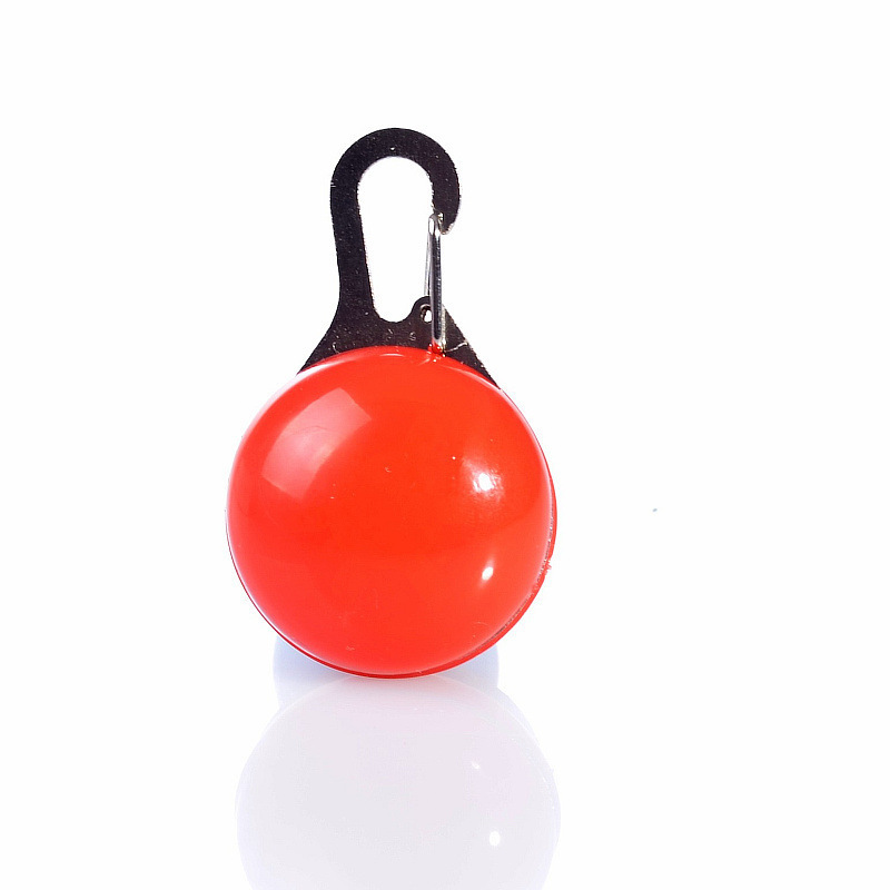Fabricante en stock mascota colgante luminoso redondo mascota perro LED colgante luminoso suministros para mascotas Amazon