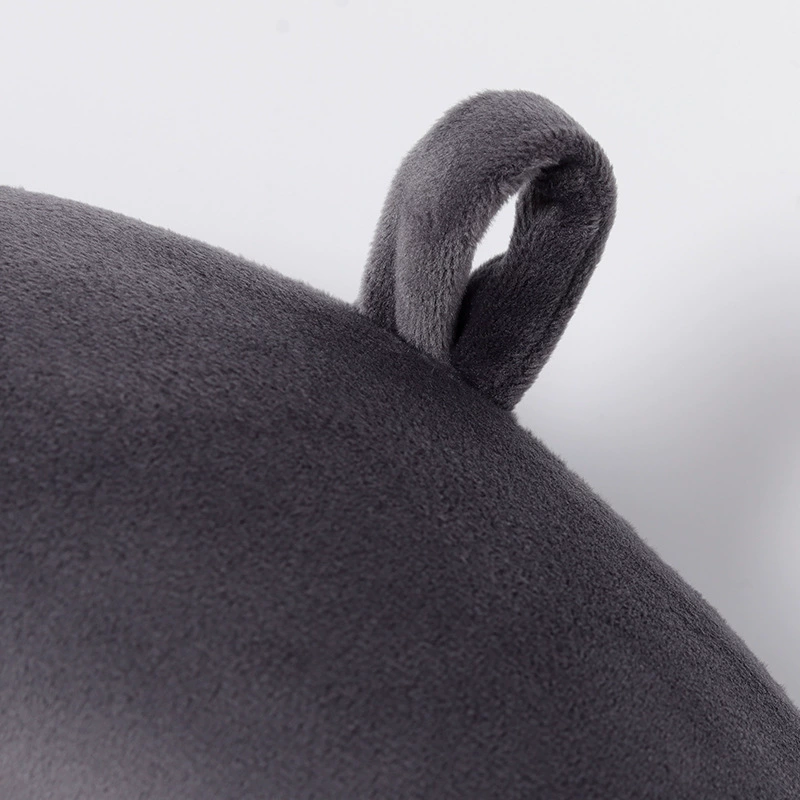 Travel pillow direct sales solid color spandex U-shaped pillow memory foam creative design nap neck pillow wholesale