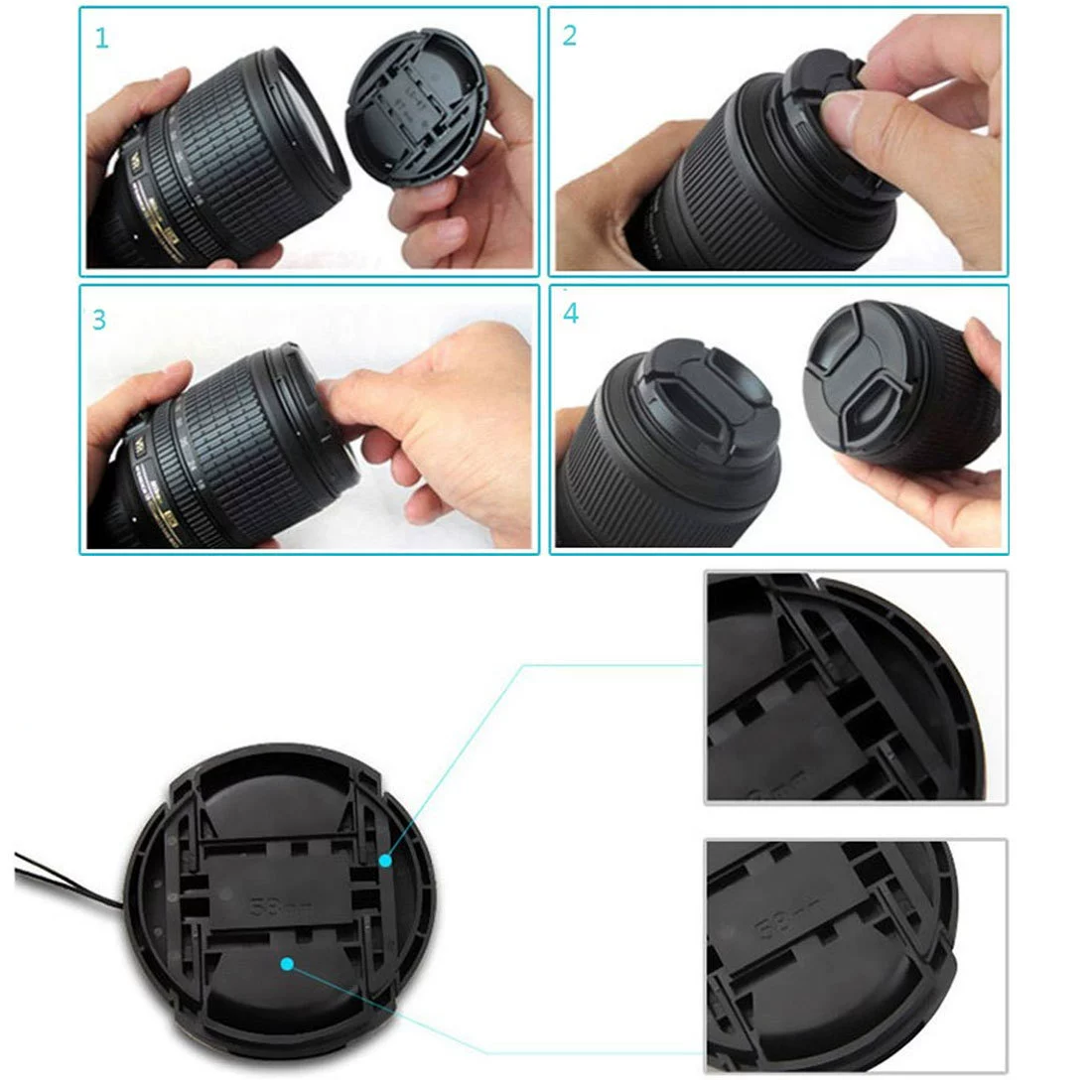 Wholesale for Wordless Lengs Cover 49 52 55 58 62 67 72 77 82mm.