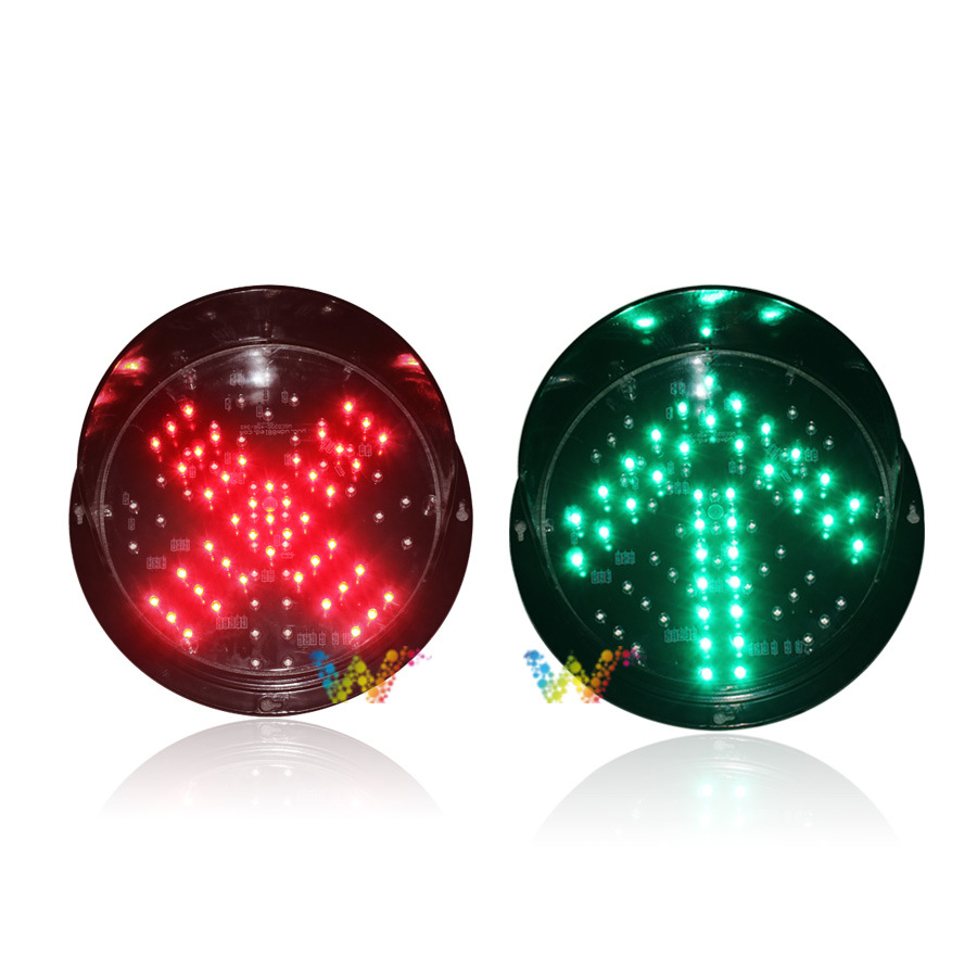 FUENTE fabricante semáforo LED de tres colores pequeña luz indicadora Red Fork Green Arrow equipo de lavado de coches tubo de luz de señal image 5