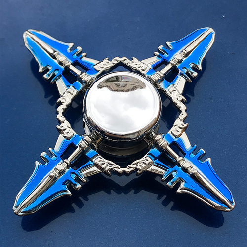 Xu Jitao King of Chicken Fidget Spinner Alloy Fortress Fidget Spinner PlayerUnknown's Battlegrounds Street Toy 