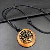 Wooden metal retro sweater, long pendant, necklace, suitable for import, cotton and linen