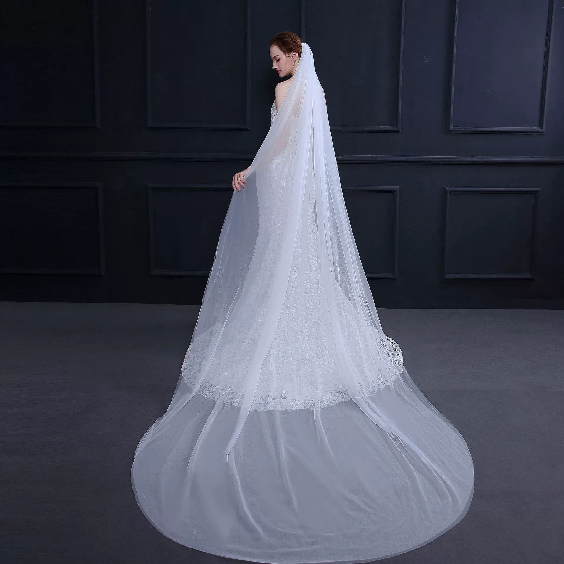 Long wedding dress, lace accessories, wholesale, European style