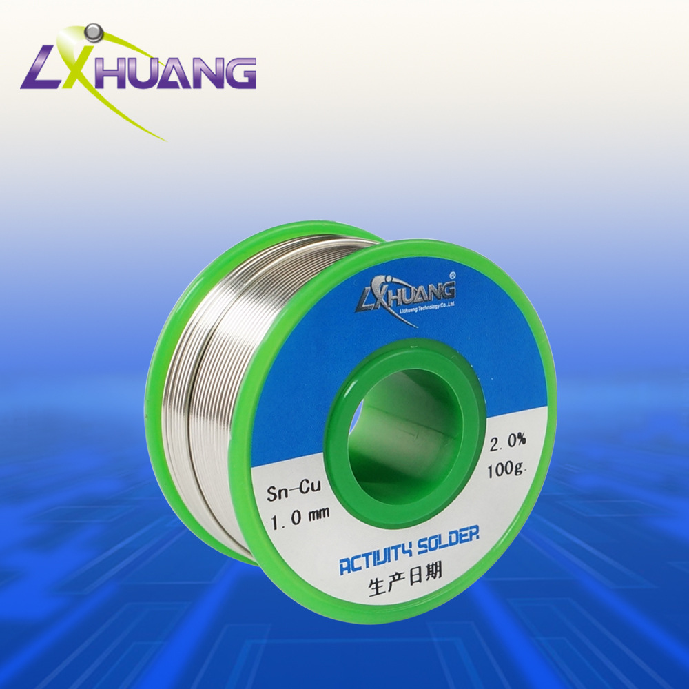 优质锡线0.8mm 无铅锡丝1.0mm 环保锡线Sn-0.7Cu 低温焊锡丝100g