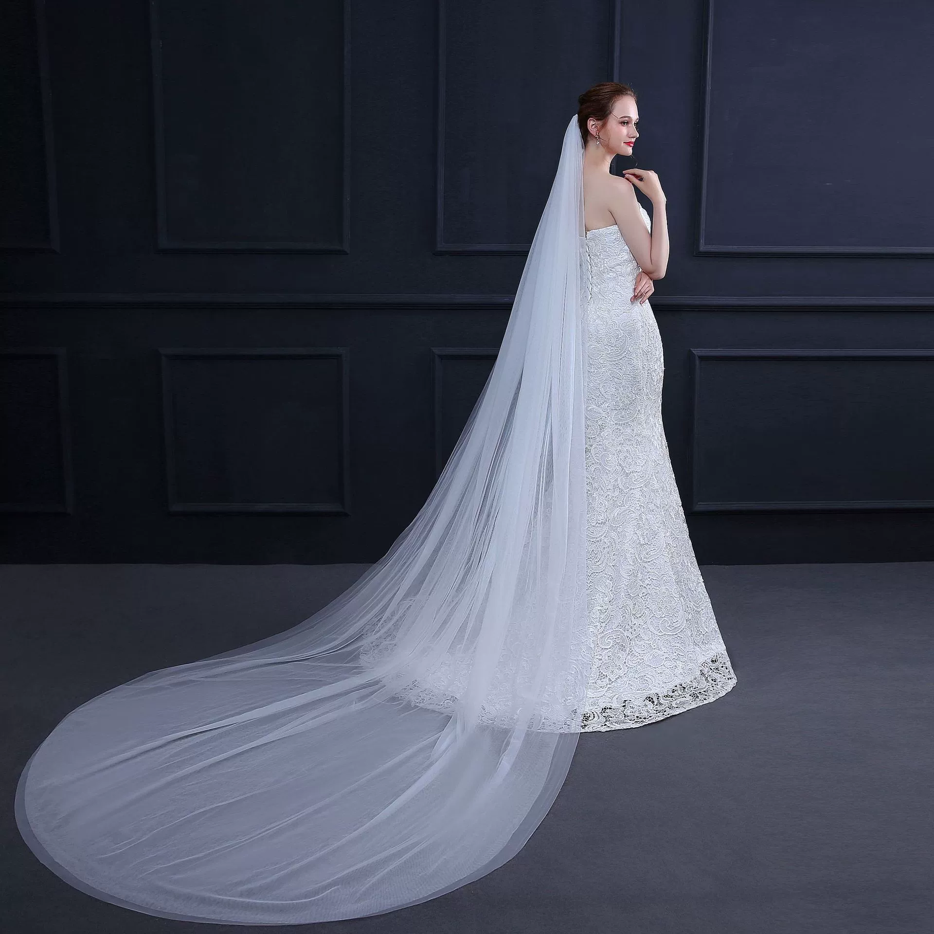 Long wedding dress, lace accessories, wholesale, European style