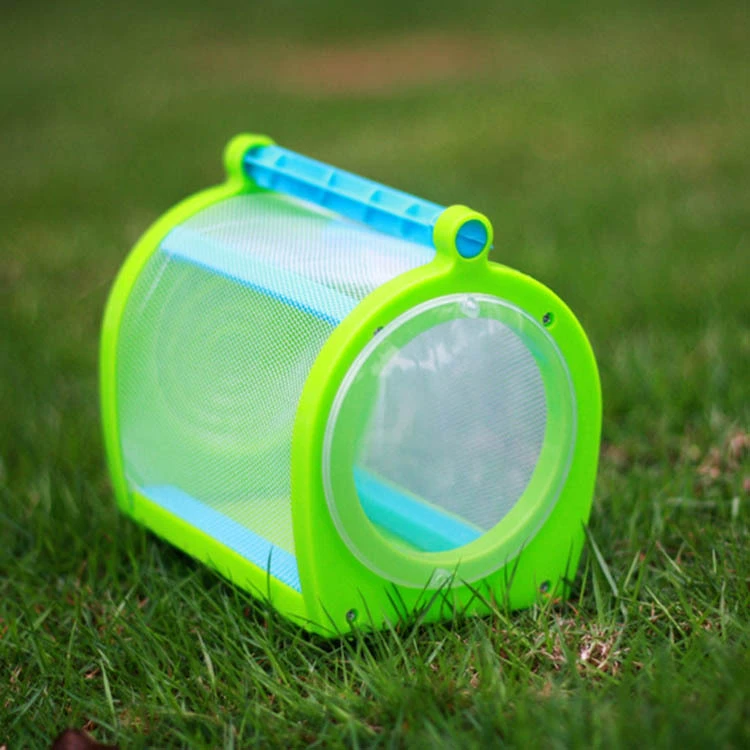 Детский переносной контейнер для насекомых в виде бабочки, пластиковая клетка для животных, уличный контейнер для разведения рептилий с защитой от комаров