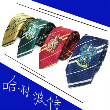 Tie Harry Potter Gryffindor Slytherin Ravenclaw Hufflepudge College Badge Spot Wholesale - ShopShipShake