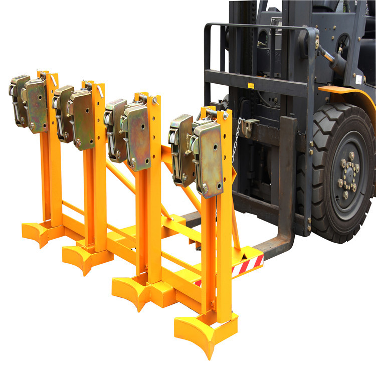 重型4桶8鹰嘴油桶夹叉车用吊具夹具桶夹 四桶双鹰嘴铁塑桶搬运夹