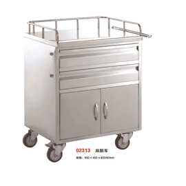 厂家定 制多功能不锈钢医院用麻醉车护理推车工具车处置车新塔医