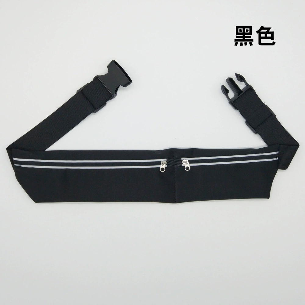 Travel Sports Belt Bag, Unisex, Waterproof Anti-Theft, Fits Phones up to 6.5", Reflective Strip