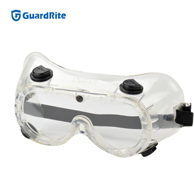 厂家大量直销F-2009PVC四孔防飞溅，防冲击防护眼罩