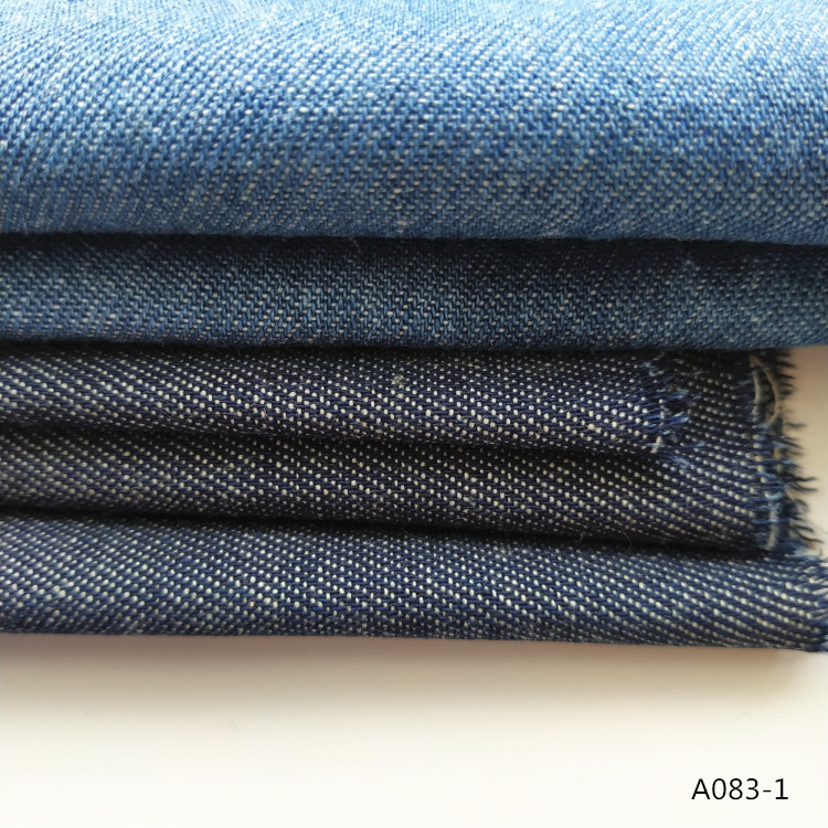 春夏面料16*16棉质牛仔布 6.5o无弹牛仔布料工装外套牛仔面料