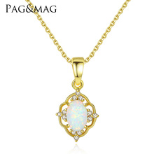 PAG&MAG S925银欧珀澳宝项链欧美时尚饰品跨境爆款十字链颈饰品厂