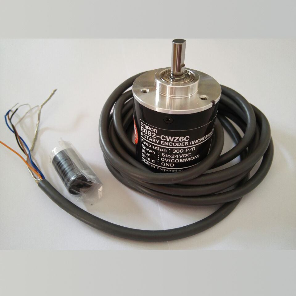 欧姆龙旋转编码器 E6A2-CW5C 200P/R  2M OMRON编码器 2-3天