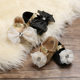 Baby shoes new 0-1 year old female baby princess shoes anti-slip rubber PU toddler shoes support a generation of hair