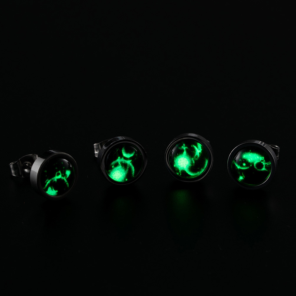 Oorclips voor heren sterrenbeeld van titaniumstaal_voghion.com