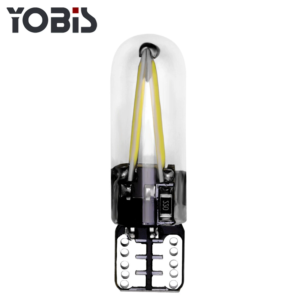 Youbisi Модифицированная автомобильная светодиодная нить Новый T10 COB нить для стекла Ширина освещения номерного знака дверной светильник
