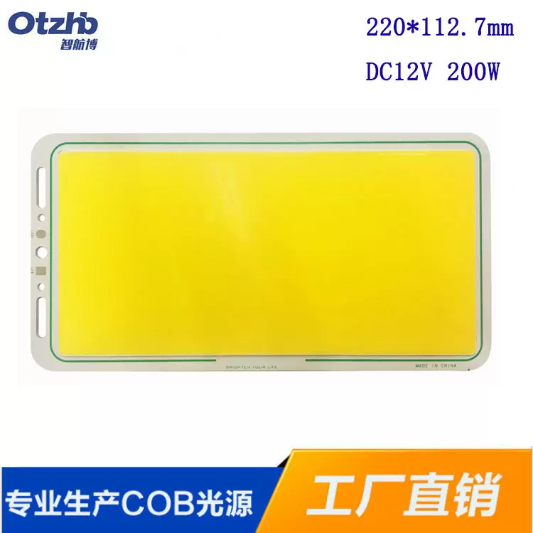 COB 面光源70W 100W 160W 倒装12V LED集成灯珠 露营户外钓鱼竿灯