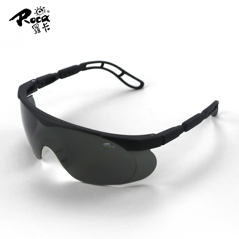 罗卡TF94电焊眼镜焊工劳保防强光防飞溅焊接防护眼罩护目镜防弧光