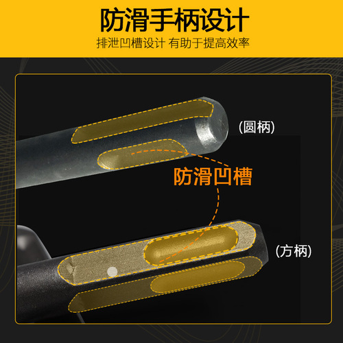 Electric hammer impact drill bit with round handle, square handle, four pits, extended through wall, cement concrete electric hammer drill bit, drilling turner