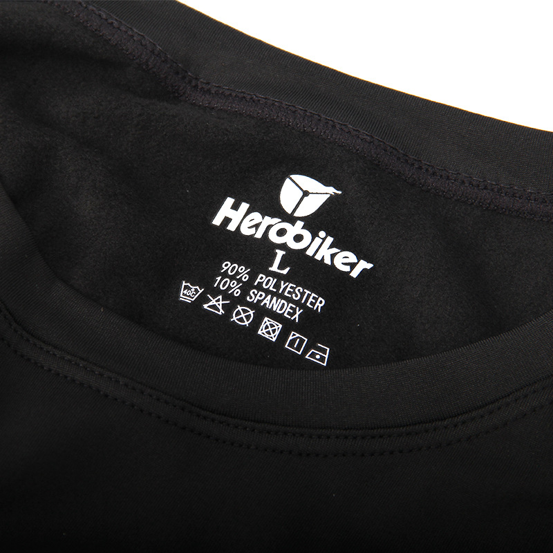 Herobiker ropa interior térmica traje de esquí la motocicleta apretado largo Johns invierno cuello redondo otoño