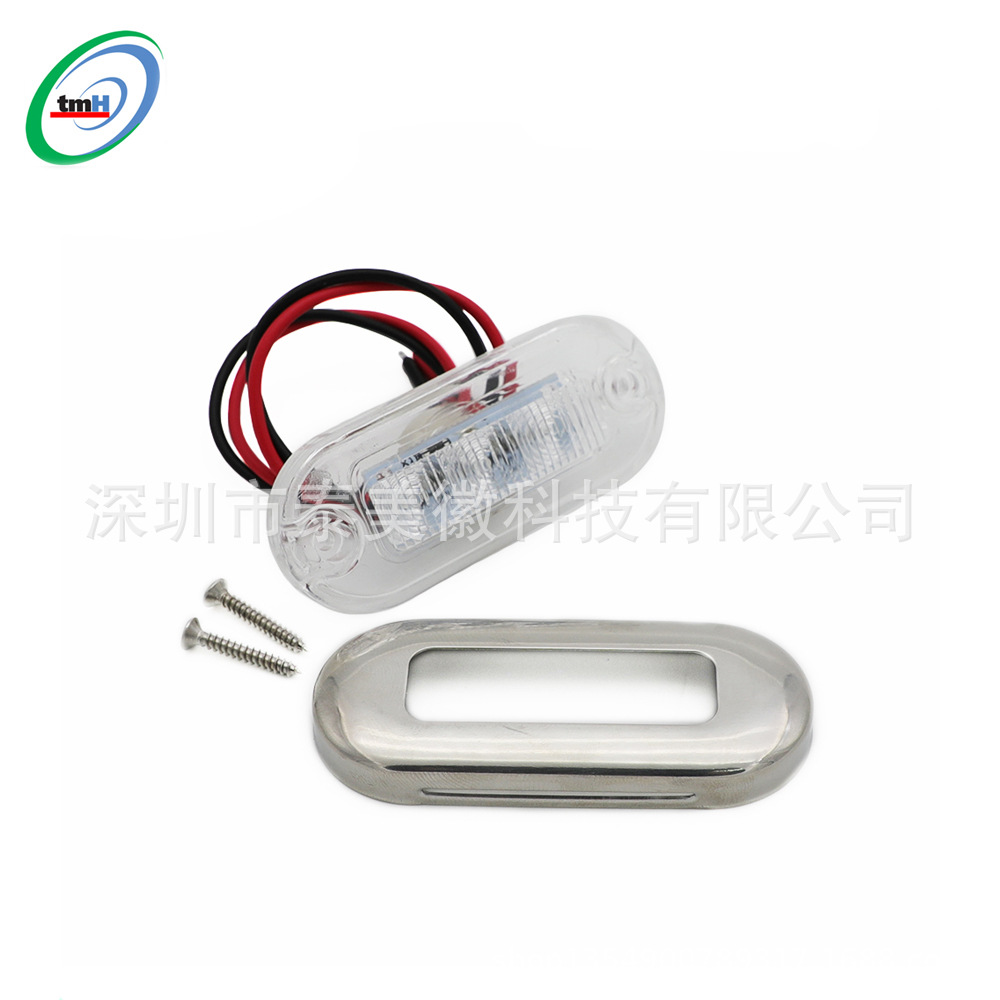 5 colores 12V yate de coche de acero inoxidable marino LED de navegación luz de señal izquierda y derecha luz indicadora RV Accesorios