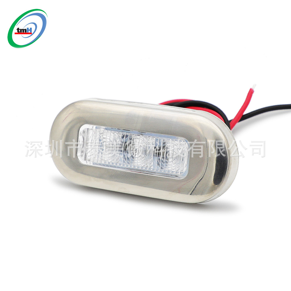 5 colores 12V yate de coche de acero inoxidable marino LED de navegación luz de señal izquierda y derecha luz indicadora RV Accesorios