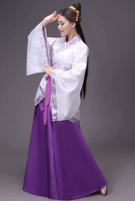 White purple skirt