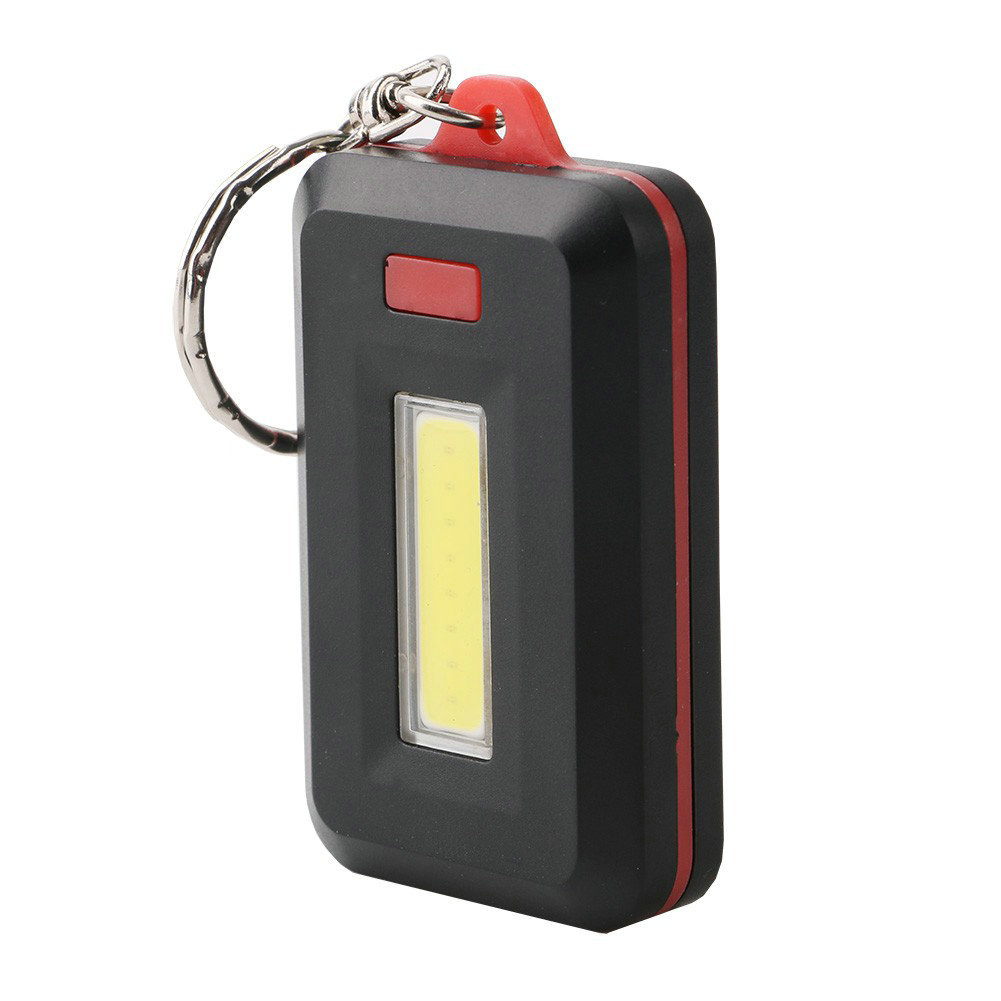 Luz de llavero COB transfronteriza AAA batería seca mini luz de mochila luz de trabajo de emergencia para el hogar pequeño regalo al por mayor