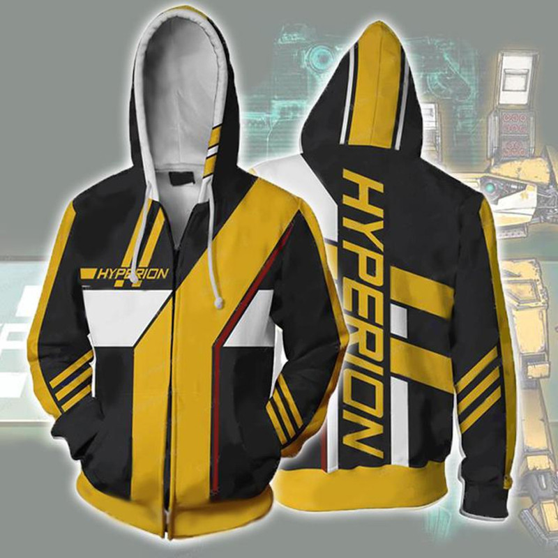 New Borderlands 3D Digital Printing Sweater Cardigan Hoodie cosplay Animation Peripheral