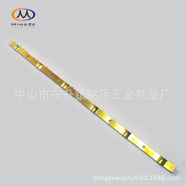 厂家插座铜条冲压欧式德法规排插五金件套装2-6位接触导电弹片