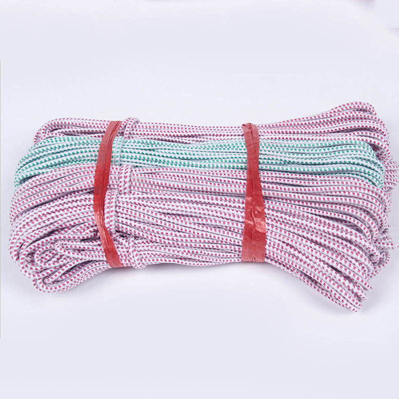 Round Head Elastic Band Jump Rope Elastic Cord Polka Dot Red and Green Clothing Accessories Rubber Band Yiwu Manufacturer Handmade DIY Round Head Elastic Band Jump Rope Elastic Cord Polka Dot Red and Green Clothing Accessories Rubber Band Yiwu Manufacturer Handmade DIY